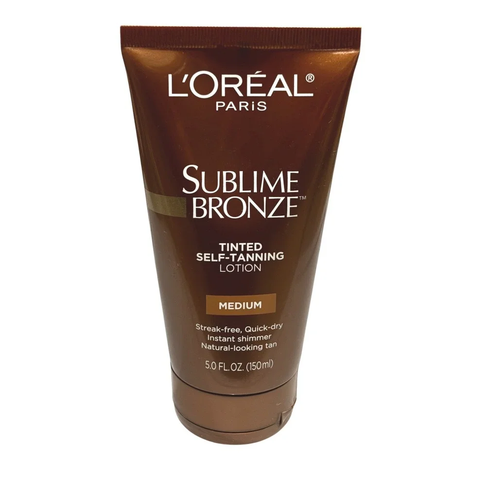 L'Oreal Paris Sublime Bronze Tinted Self-Tanning Lotion Medium 5.0 fl oz 150ml